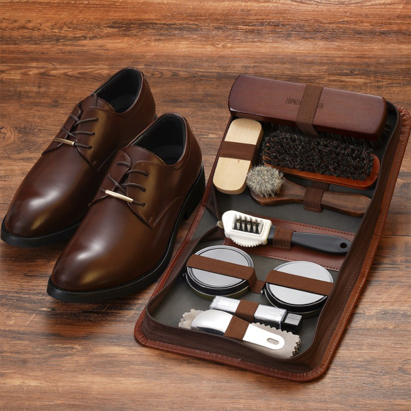 Sneaker Cleaning Kit - ชุดแปรงขัดรองเท้า Horsehair เครื่องมือขัดหนังทำความสะอาดรองเท้าสีขาวชุดซ่อมบำรุงล้างไม้อ่อน