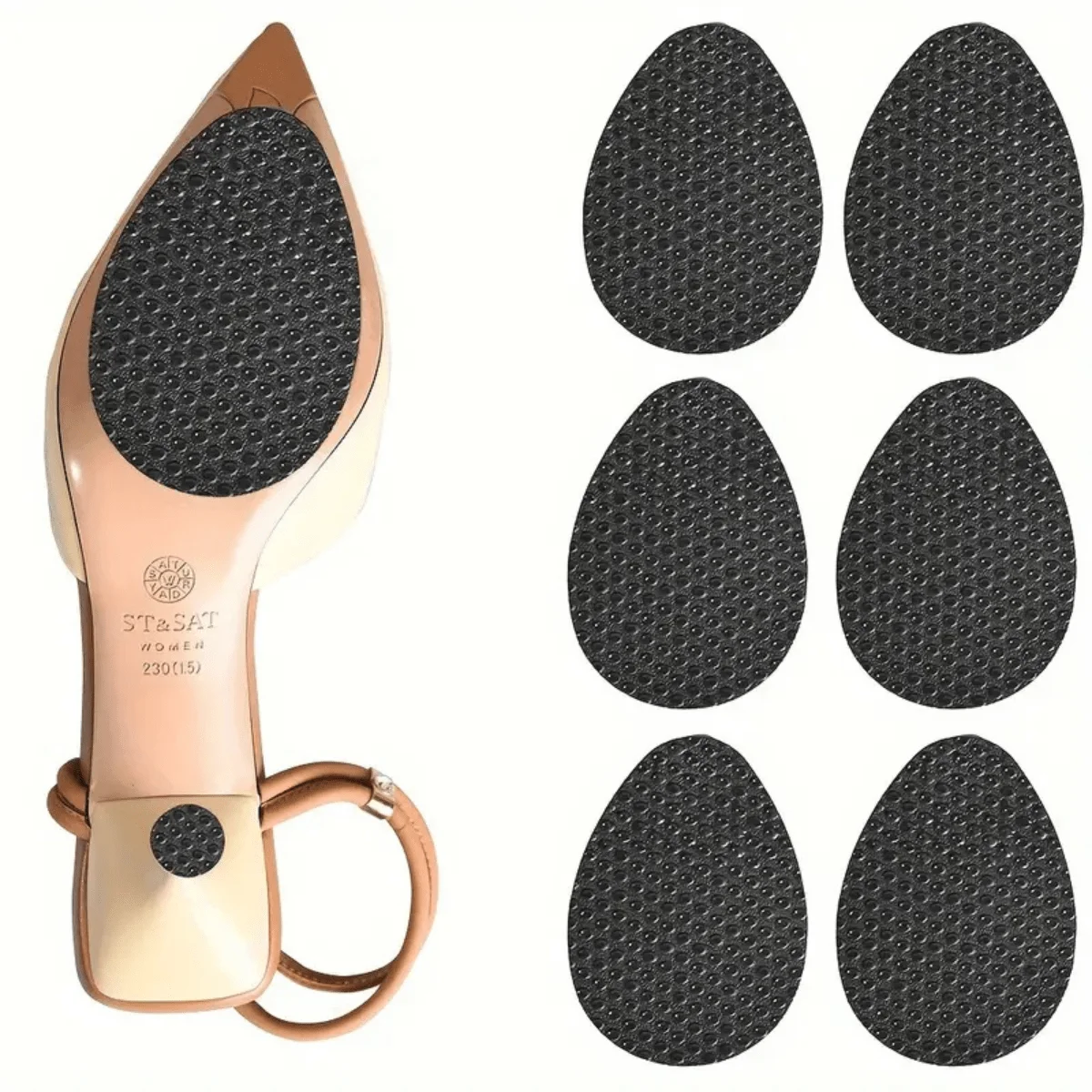 Sneaker Shoe Care Kit - Anti-SLIP ยางรองเท้า Pads 1-3 คู่ใหม่ Self-Adhesive