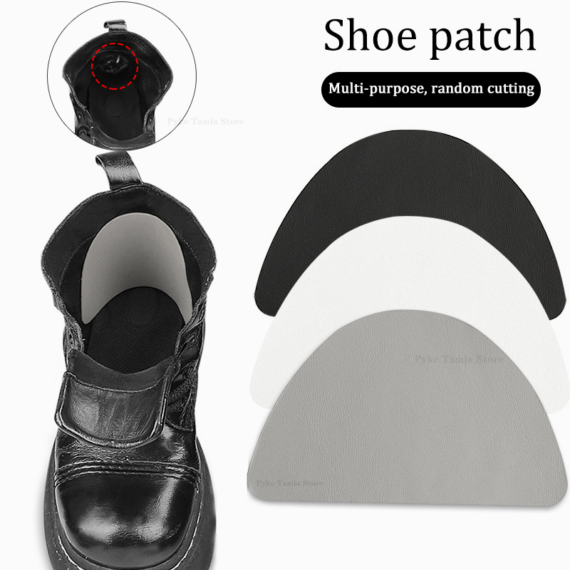 Sneaker Shoe Care Kit - แผ่นแปะซ่อมรองเท้าขนาดใหญ่ 4 ชิ้น สำหรับรองเท้าผ้าใบ รองเท้าบูท ป้องกันส้นรองเท้าสึกหรอ