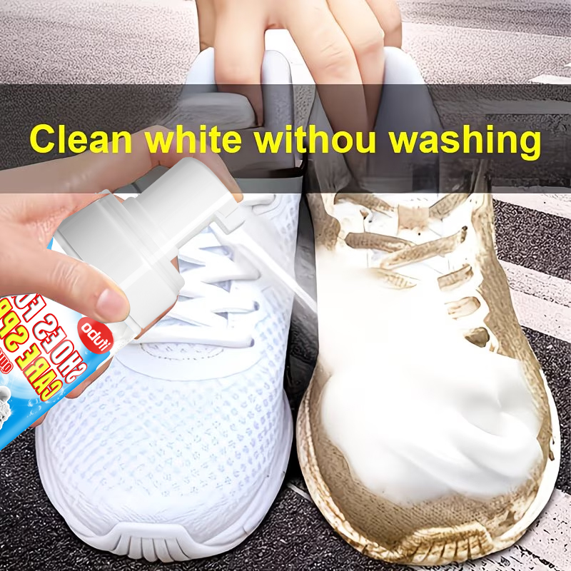 Sneaker Care Cleaning Kit - น้ำยาทำความสะอาดรองเท้า น้ำยาขจัดคราบเร็ว น้ำยาขัดสีขาว สำหรับรองเท้าผ้าใบ รองเท้าหนัง ภายในรถยนต์