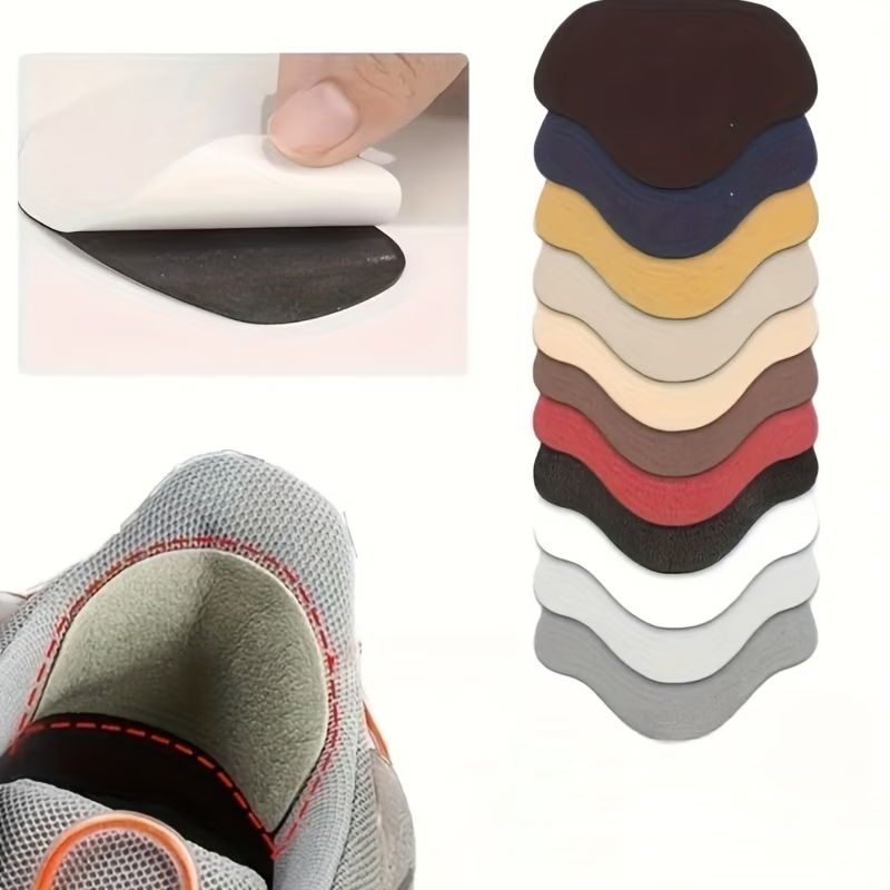 Sneaker Shoe Care Kit - ชุดแผ่นปะซ่อมรองเท้าผ้าใบ 4 ชิ้น, ไม่ต้องเย็บ, แผ่นป้องกันส้นเท้า (ป้องกันการเสียดสี,