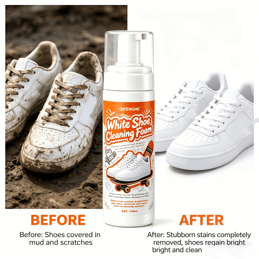 โฟมทำความสะอาดรองเท้าสีขาวแบบพ - Sneaker Cleaner บทวิจารณ์และราคา