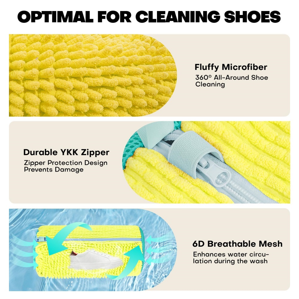 ถุงซักผ้าสำหรับทำความสะอาดรองเ - Sneaker Cleaning Kit บทวิจารณ์และราคา