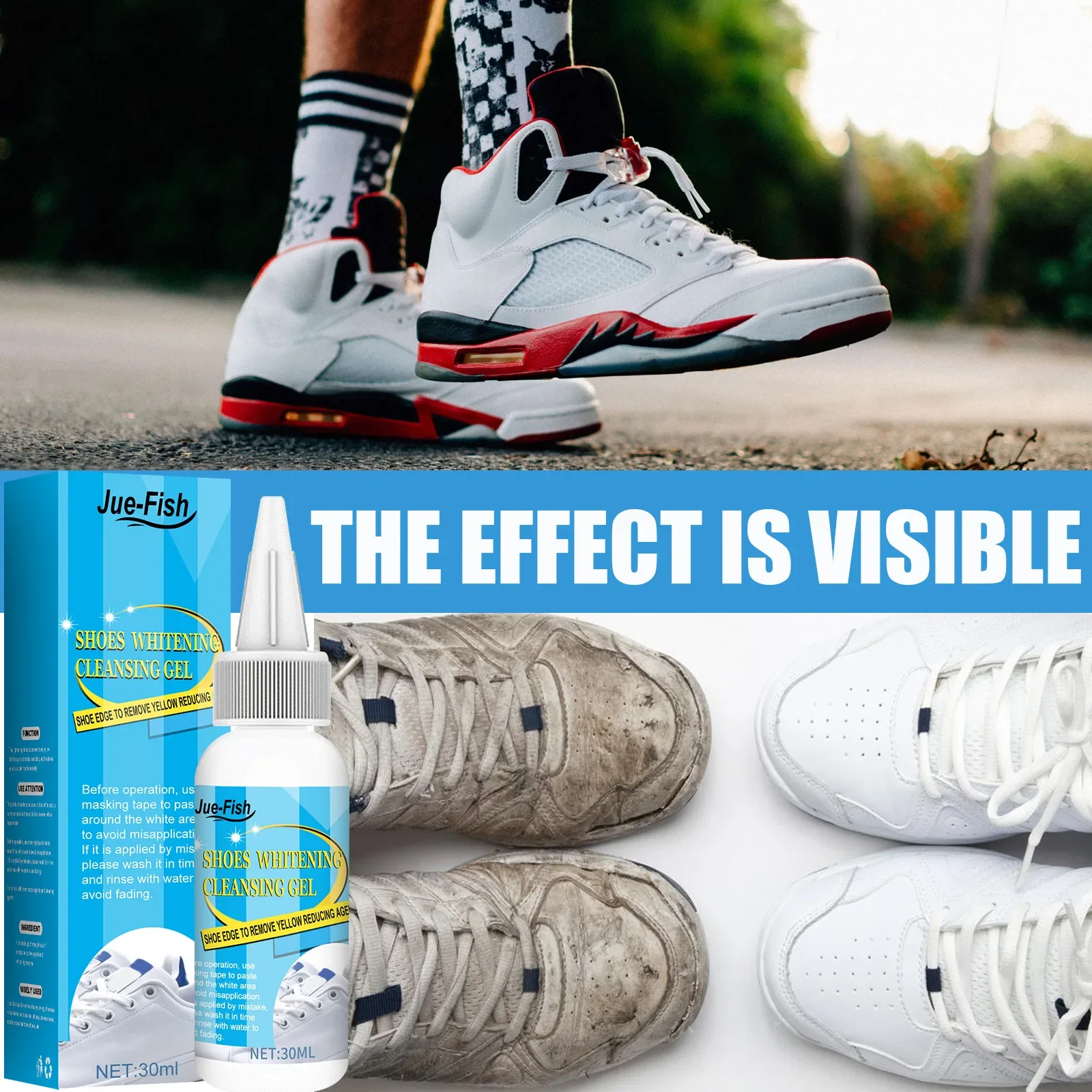 ชุดทำความสะอาดรองเท้าสีขาวน้ำย - Sneaker Cleaner บทวิจารณ์และราคา