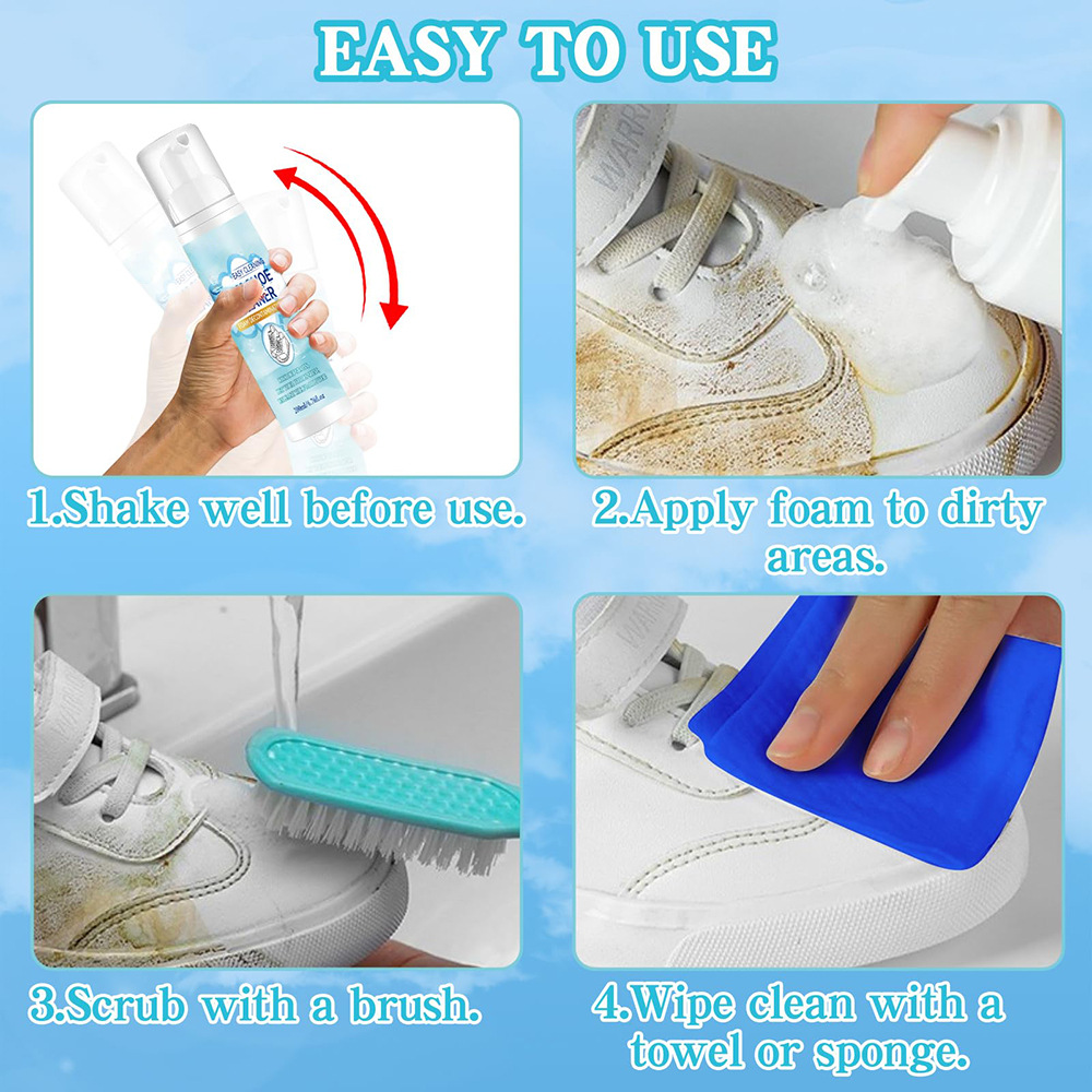 ชุดทำความสะอาดรองเท้า น้ำยาทำค - Sneaker Shoe Care Kit บทวิจารณ์และราคา